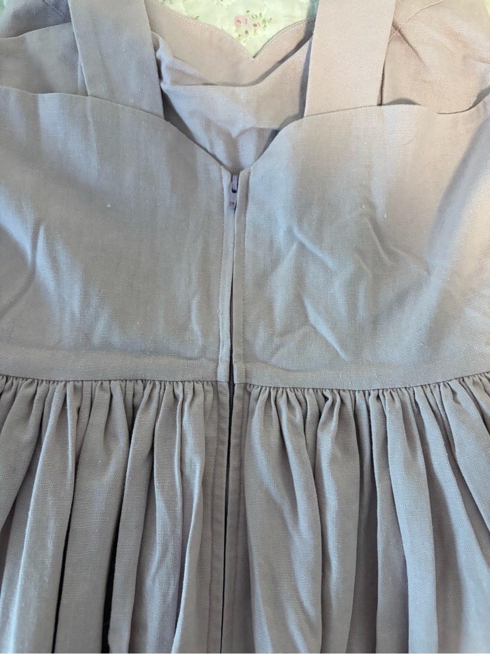 Hearts and Found Elizabeth dress in Lilac linen - Picture 5 of 12